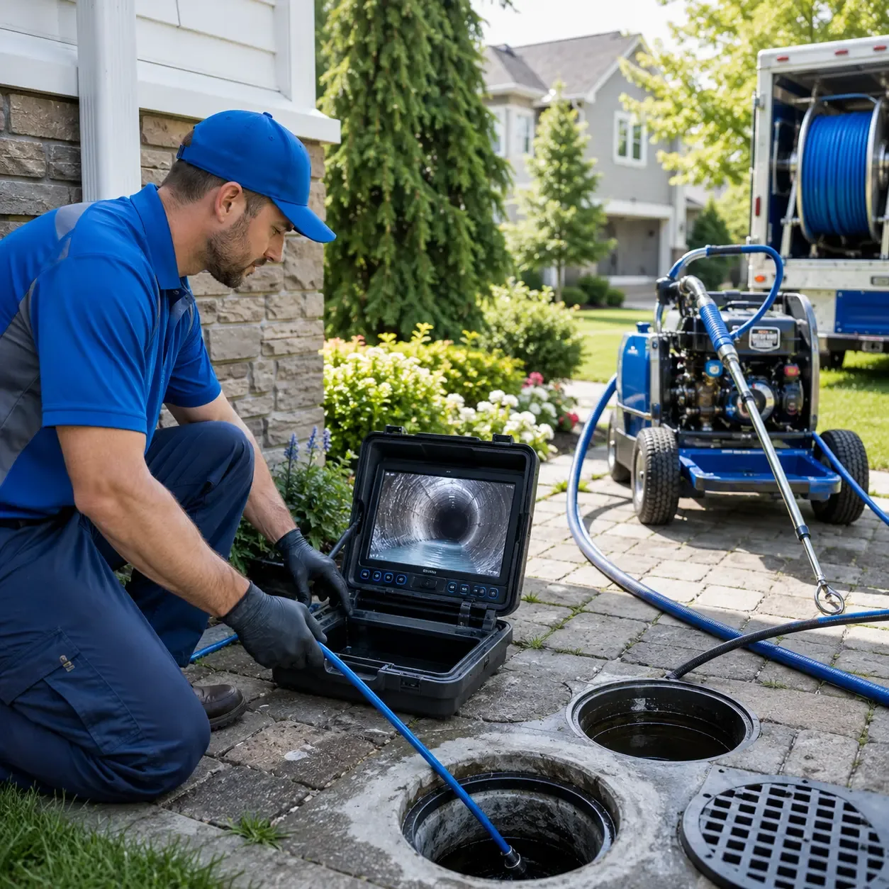 Outdoor drain cleaning professionals serving New Manchester, WV